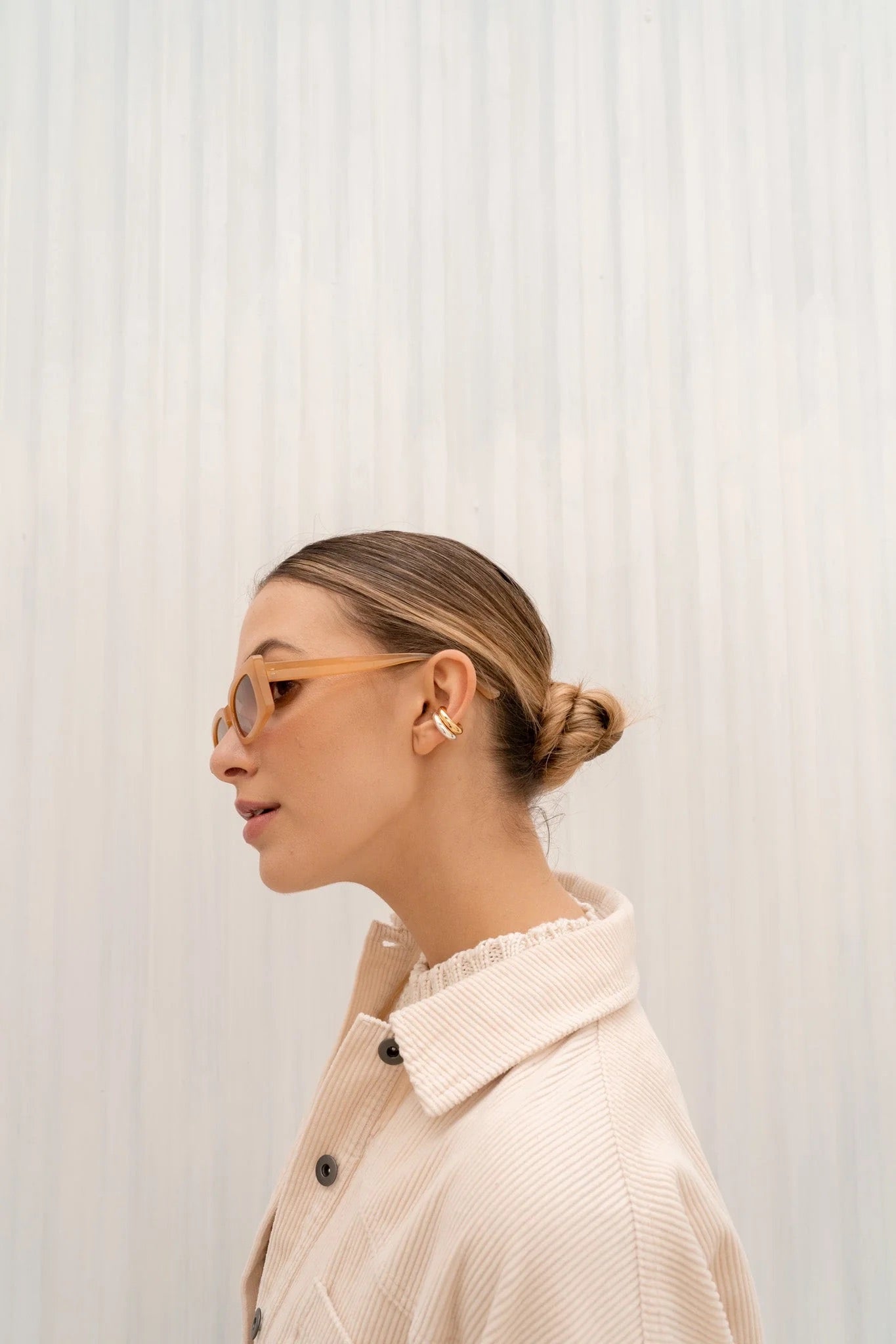 Set Earcuff Silver Gold