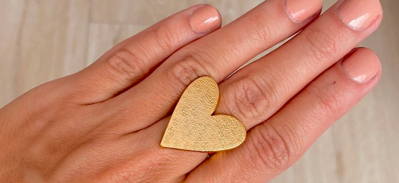 Gold Heart ring