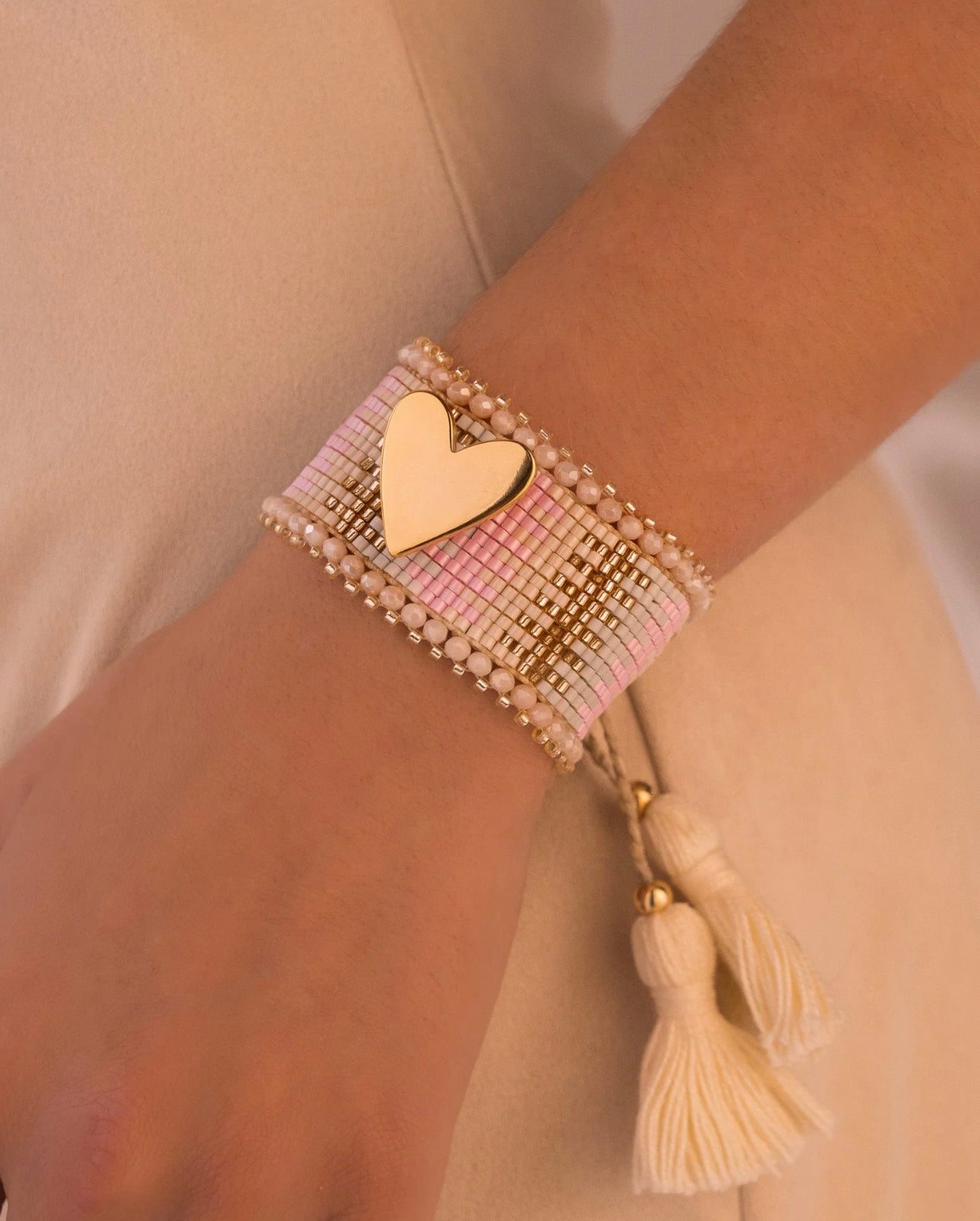 WOVEN HEART BRACELET