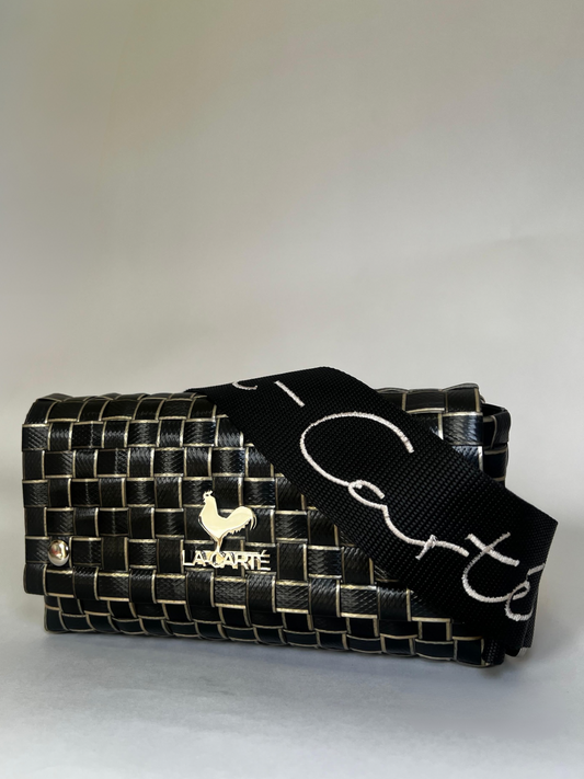 Golden Black Fanny Bag