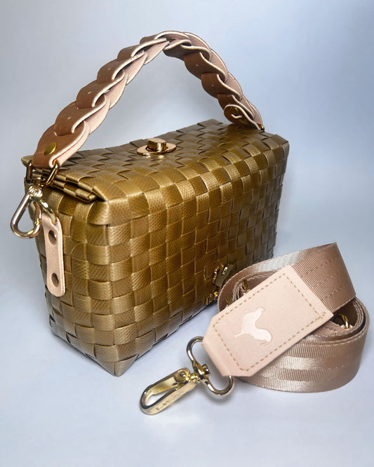 Golden Shoulder Bag